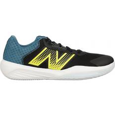 New Balance Racket Sport Shoes New Balance Men's 696v6 - Black/Yellow Synthetic