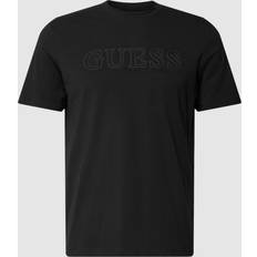 Guess Herren Bekleidung Guess T-Shirt mit Label-Print Modell 'ALPHY'