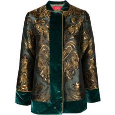 Gold - Unisex Outerwear F.R.S Printed Cotton Blend Jacket