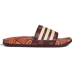 Brune - Dame Slippers Adidas Adilette Comfort - Mystery Brown/Easy Yellow