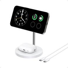 Anker maggo wireless Anker MagGo 2-in-1 Wireless Charging Station White