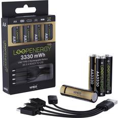 Verico LoopEnergy 4-Pack USB-C Battery AA 1.5V