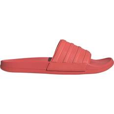 Men - Red Slides Adidas Adilette Comfort - Preloved Scarlet