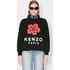 Kenzo Women Jumpers Kenzo Black Paris Boke Flower Sweatshirt 99J Black