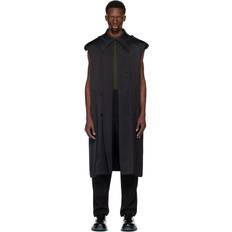 Herre - Oversized Kåper & Frakker Jil Sander Black Heavyweight Trench Coat 001 BLACK IT