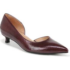 Shoes Naturalizer Wide Width Gallent Pump Women's Cranberry Snake Print Pumps Kitten