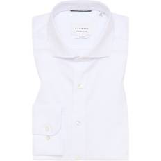 Eterna Slim Fit Cover Shirt - White Plain