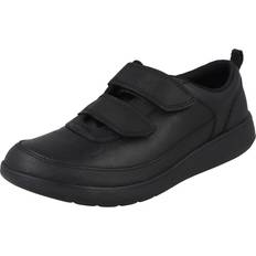 Clarks Low Top Shoes Clarks Junior Boys Hook & Loop School Shoes Scape Y