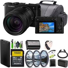 Digital Cameras Panasonic LUMIX S9 Mirrorless Full Frame Camera with 28-200mm L Mount Lens Black