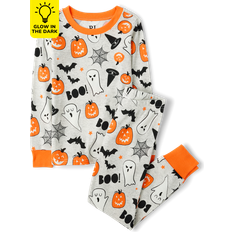 Nightwear The Children's Place Unisex Kids Matching Family Glow Halloween Snug Fit Cotton Pajamas H/t Lunar