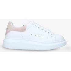 Alexander McQueen Women Trainers Alexander McQueen Womens White Women's Runway Suede Platform Trainers Eur Women WHITE