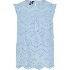 Pieces Bluser Pieces Pcvilde Top Med Flæsedetalje
