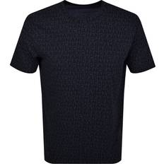 Armani Exchange Tops Armani Exchange Lettering T-Shirt Navy