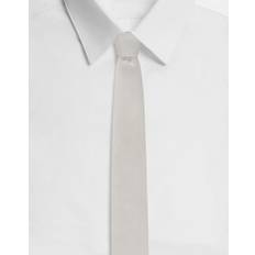 Dolce & Gabbana Ties Dolce & Gabbana Cravatta Pala Man Ties And Pocket Squares White Silk