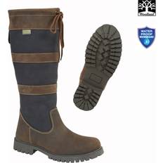 Woodland Whinfell WATERPROOF Tall Country Boot Womens Brown