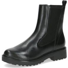 Caprice Chelsea Boots Caprice Stiefelette Schwarz Flacher Absatz für Damen