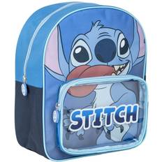 Blue - Unisex School Bags Stitch Skolryggsäck Blå 25 x 3 x 12 cm