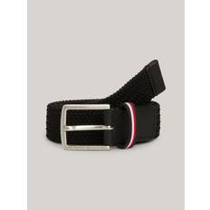 Black Belts Children's Clothing Tommy Hilfiger Kids' Flag Stripe Logo Braided Belt Black S-M S-M