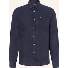 Napapijri Shirts Napapijri G-Linen Long Sleeve Shirt - Dark Blue
