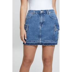 Guess Skirts Guess Eco Vivette Denim Mini Skirt Blue 26