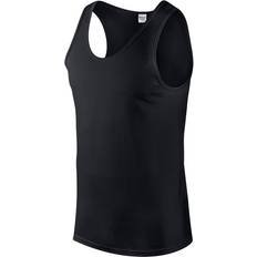 Grey Tank Tops Gildan Softstyle Plain Tank Top Charcoal