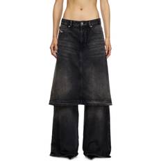 Diesel Men Clothing Diesel Straight Jeans D-Syren Jeans Donna Nero