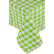 Cotton Tablecloths Homescapes Block Check Gingham Tablecloth Green