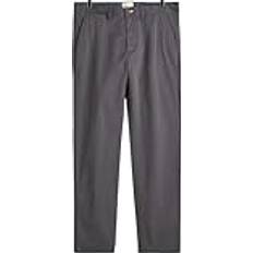 Gant Grey Trousers & Shorts Gant Herren Regular Twill Chinos Klassische Hose, Antracite, x 30L