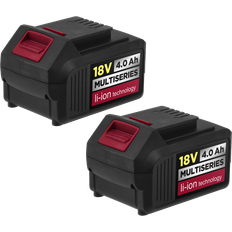 Meec tools 18v batteri Meec Tools 18 V 4.0 Ah Batteries 2-pack