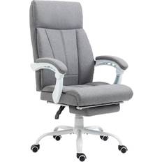 Ergonomisk Fällbart Fotstöd Grå Linne