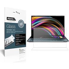 Dipos 2x screen protector for asus zenbook pro duo matte flexible glass 9h