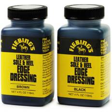 Shoe Care & Accessories Fiebing Fiebing's Leather Sole & Heel Edge Dressing, Black/Brown 2-Pack Color Coats Leather Shoe Edges oz