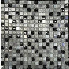 Mosaic tiles Ceramica Ceramica Lisbon Glitter 300mm X Mosaic Tile Sheet Coverage Of 0.09M2 Per Sheet One 30x30cm