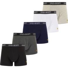 Lyle & Scott Underwear Lyle & Scott Pack Miller Trunks Black/White/Grey/Peacoat