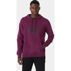 Helly Hansen Men's HH Box Classic Cotton Hoodie Dark Magent