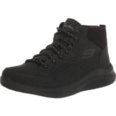Skechers Women's Ultra Flex 2.0-Casual Mix Fashion Boot, Black/Black