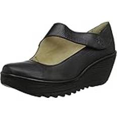 Fly London Heels & Pumps Fly London YASI682FLY Closed Toe Ballet Flats - Black