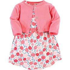 Organic/Recycled Materials Other Sets Touched By Nature Girls' Organic Cotton Dress and Cardigan, Rosebud, 4-Toddler