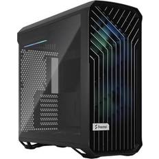 Fractal Design ATX Computer Cases Fractal Design Torrent RGB Black E-ATX Tempered Glass Window High-Airflow Mid Tower Computer Case