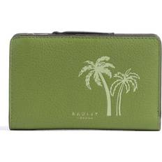 Radley London Leather Leather Palm Bay Medium Bifold Purse - Green Medium