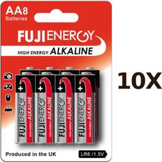 Ultramax aa alkaline battery high energy batteries, 8 batteries in a pack