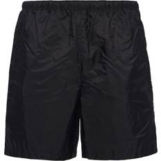 Prada Swimwear Prada logo-plaque swim shorts men Nylon Black