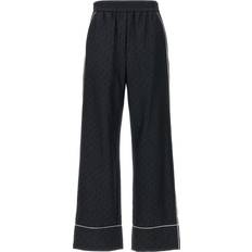 Off-White Ondergoed Off-White Jacquard Pajama Pantaloni - Nero