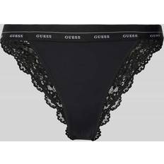 Guess Trusser Guess Slip Jane - Sort/Hvid