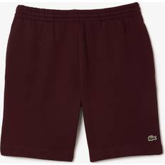 Rouge - Shorts de jogging Lacoste Jogging-Shorts aus Fleece Burgunder Rot