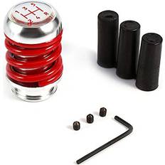 Cars Gear Knobs Aramox Manual Gear Stick Shift Knob,Universal Aluminum Spring 5