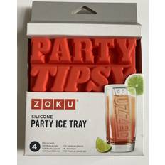 Red Ice Cube Trays Zoku party silicone Ice Cube Tray