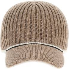 Cachemira Gorras Brunello Cucinelli Knit Cap Beige-Donna