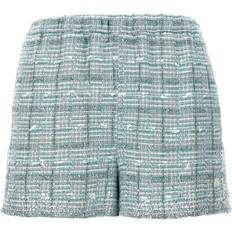 Amiri Pantalons & Shorts Amiri Amiri-Crystal Shorts Bermuda Short Verde Donna