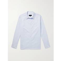 Nili Lotan Finn Striped Cotton-Poplin Shirt Men Blue